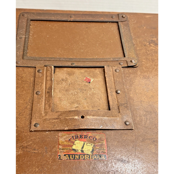 Vintage Military "LAUNDRIPAK" Mailing Laundry Hard Shell Box/Case w/ label - Picture 12 of 16